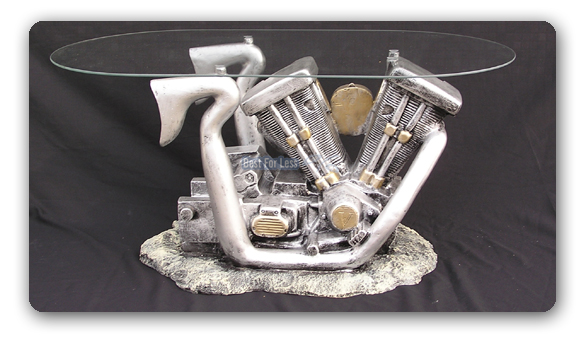 MOTORRAD MOTOR TISCH ROCKER BEISTELLTISCH MÖBEL DEKO | eBay